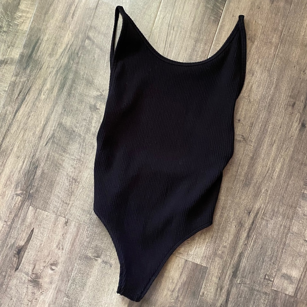 Aritzia TNA thong body suit